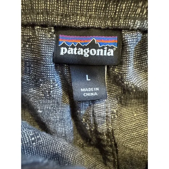 Patagonia Island Hemp Blend Jogger Pants Women Sz L Coastal Comfort Light Weight - Picture 7 of 14